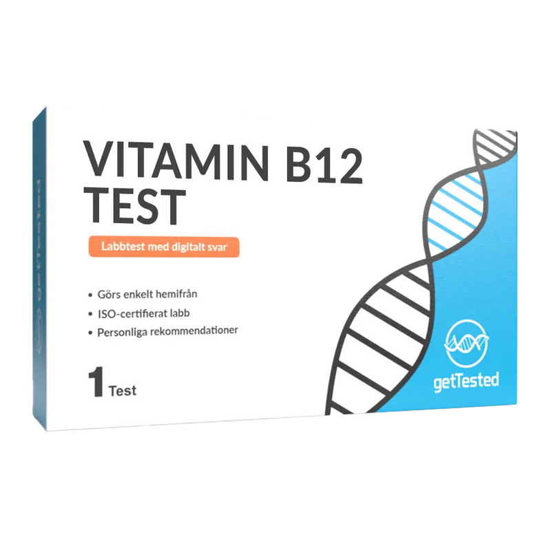 Nordic Gentry Vitamin B12 Test, förpackning för hemprovtagning